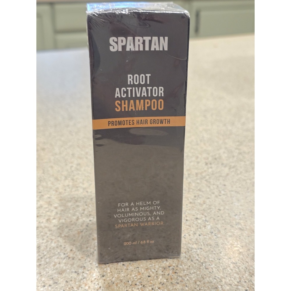Spartan Root Activator Shampoo Promotes Hair Growth Men's 6.8 oz. new Sealed